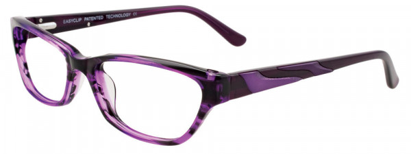 EasyClip EC324 Eyeglasses, 080 - Marbled Purple