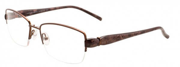 EasyClip EC313 Eyeglasses, SATIN CHOCOLATE