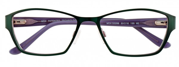 MDX S3288 Eyeglasses, 060 - Satin Forest Green