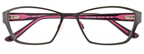 MDX S3288 Eyeglasses, 090 - Satin Black