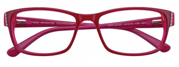 MDX S3297 Eyeglasses, 030 - Red & Pink