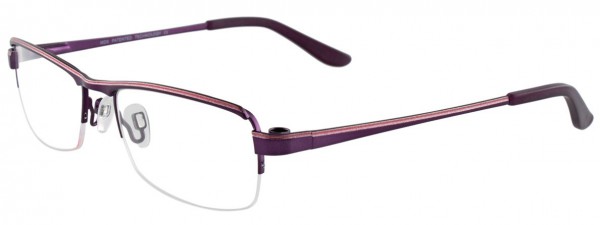 MDX S3287 Eyeglasses, SATIN DARK PURPLE AND PINK