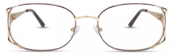 Gold Coast GC-109 Eyeglasses, 3 - Purple / Gold