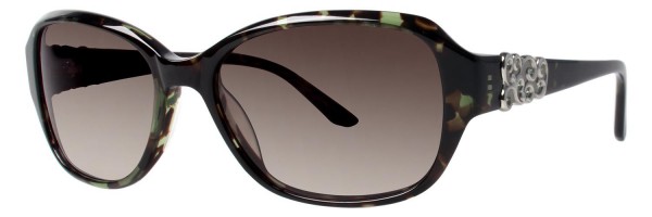 Dana Buchman SHIRIN Sunglasses, Emerald Tortoise
