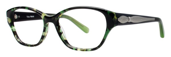 Vera Wang ATEA Eyeglasses, Emerald Horn