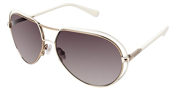 Balmain 2031 Sunglasses, C02 Ivory (Gradient Brown)