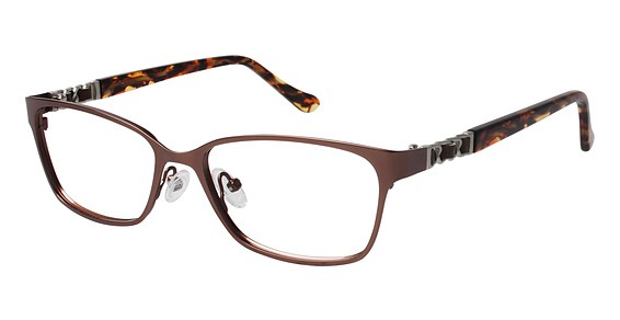 Nicole Miller Christopher Eyeglasses, C02 Brown/Tortoise