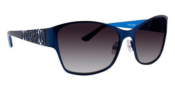 Vera Bradley Avery Sunglasses, IBE Ink Blue (Smoke Gradient)
