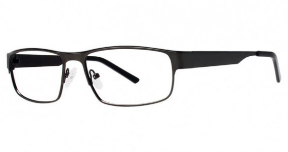 Big Mens Eyewear Club BIG Tex Eyeglasses, matte gunmetal/black