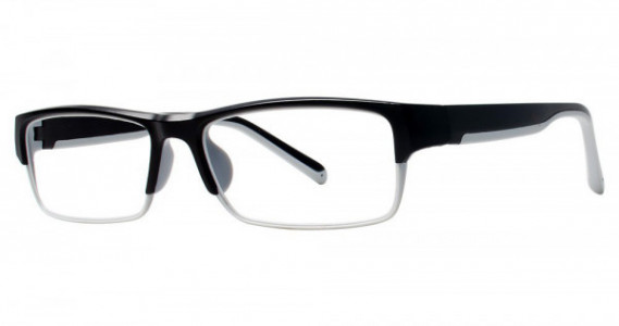 Big Mens Eyewear Club BIG NAME Eyeglasses, Black/Grey