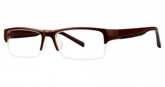 Big Mens Eyewear Club BIG NAME Eyeglasses, Brown/Black