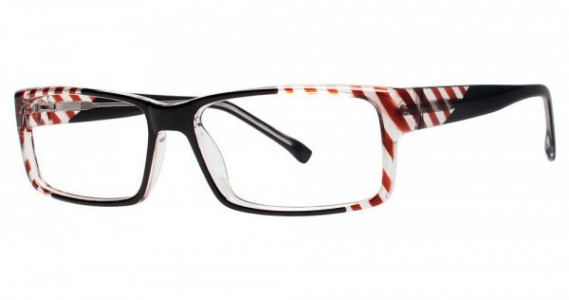 Modern Optical MEDIA Eyeglasses, Black/Brown