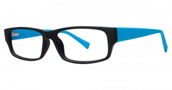 Modern Optical HARVEST Eyeglasses, Black/Blue