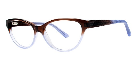 Genevieve Splurge Eyeglasses, Brown/Lilac