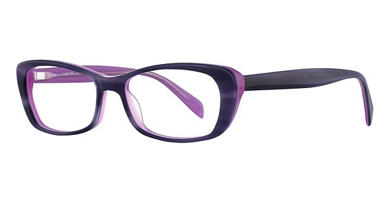 Miyagi 2549 Charlotte Eyeglasses, Blue Purple
