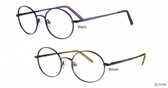 Colours Paisley Eyeglasses, Black