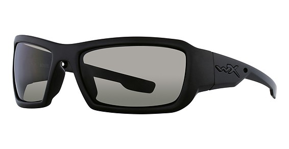 Wiley X WX KNIFE Sunglasses, Matte Black (Smoke Grey)