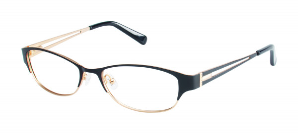 Ted Baker B220 Eyeglasses, Black/Gold (BLK)