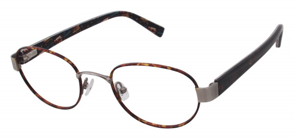 Ted Baker B330 Eyeglasses, Pewter/Tortoise (PEW)