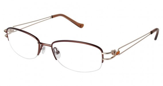 Tura R519 Eyeglasses, Sand/Brown (SAN)