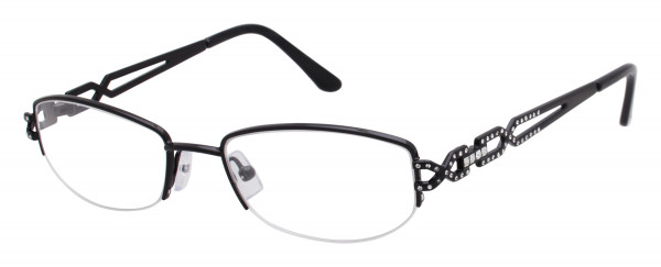 Tura TE227 Eyeglasses, Black (BLK)