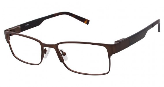 Tura T133 Eyeglasses, brown/black (BRN)