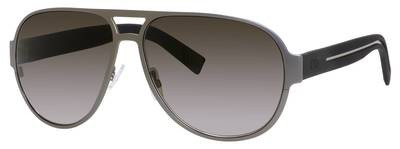 Dior Homme Dior 0190S Sunglasses, 0MCU(HA) Semi Matte Dark Ruthenium