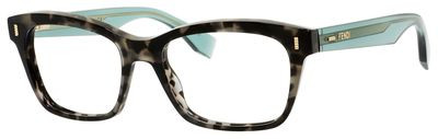 Fendi Ff 0027 Eyeglasses, 07OF(00) Gray Spotted / Green