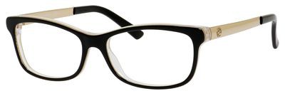 Gucci Gucci 3678 Eyeglasses, 04WH(00) Black Embossed
