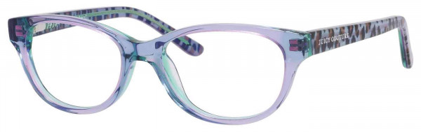 Juicy Couture JU 913 Eyeglasses, 0JMQ AQUAPINKCRYSTAL