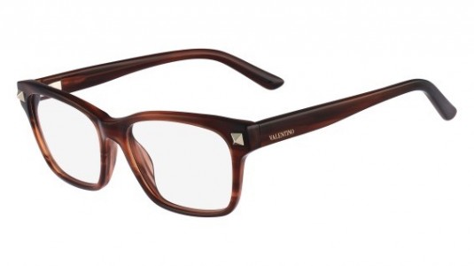 Valentino V2667 Eyeglasses, (236) STRIPED BROWN