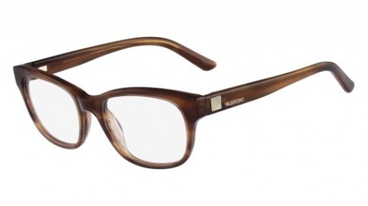 Valentino V2671 Eyeglasses, (236) STRIPED BROWN
