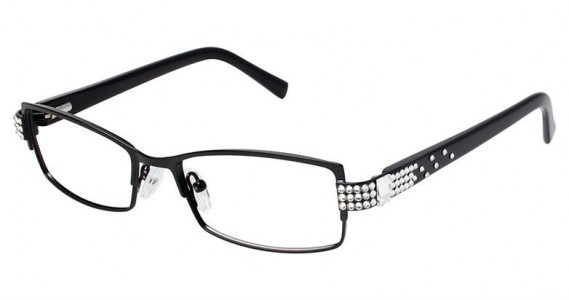 Jimmy Crystal Enticing Eyeglasses, Black