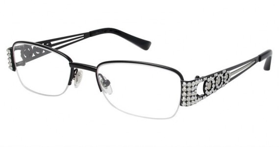 Jimmy Crystal Venice Eyeglasses, Black