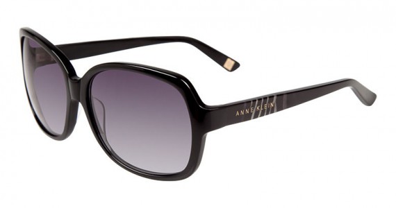 Anne Klein AK7015 Sunglasses, 001 Black