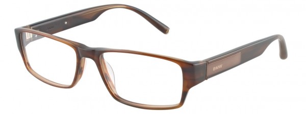 BMW Eyewear B6002 Eyeglasses, MARBLED CARAMEL