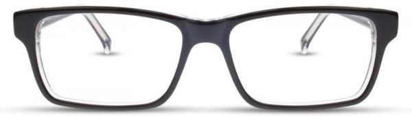 David Benjamin DB-173 Eyeglasses, 2 - Black / Crystal