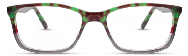 Adin Thomas AT-284 Eyeglasses, 3 - Green Demi / Gray