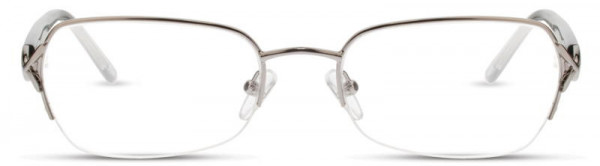 Gold Coast GC-112 Eyeglasses, 3 - Silver / Smoke