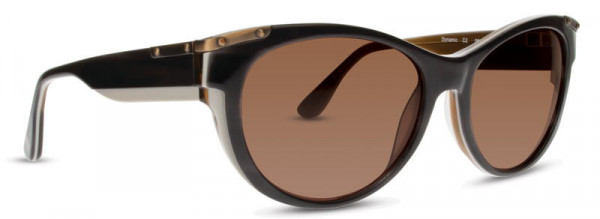 Cinzia Designs Dynamic Sunglasses, 2 - Gray Horn / Dove / Khaki