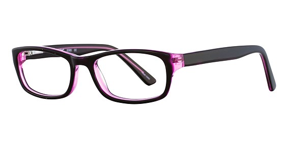 Seventeen 5385 Eyeglasses, Black/Purple
