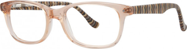 Kensie Stripes Eyeglasses, Peach