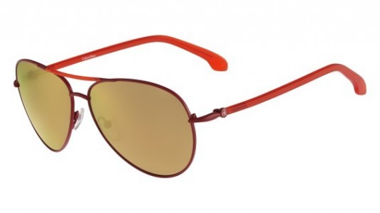 Calvin Klein CK1184S Sunglasses, (217) FIRE RED