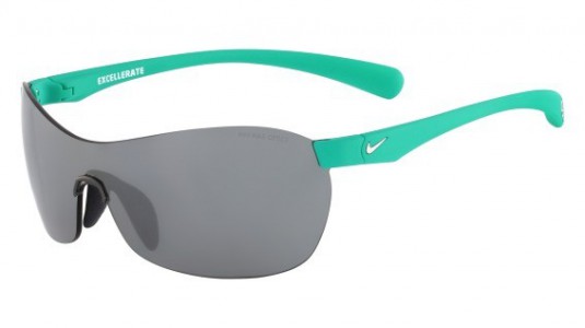 Nike EXCELLERATE EV0742 Sunglasses, 377 MATT ATMC TEAL/GREY w/SLVR FSH