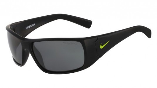 Nike NIKE LAVA EV0818 Sunglasses, (071) BLACK/VOLT W/GREY LENS