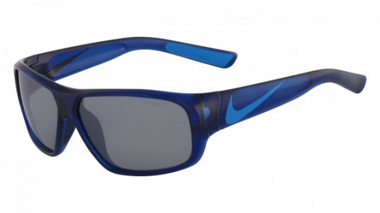 Nike NIKE MERCURIAL 6.0 EV0778 Sunglasses, (404) CRYSTAL MIDNIGHT NAVY/PHOTO BLUE WITH GREY W/SILVER FLASH  LENS