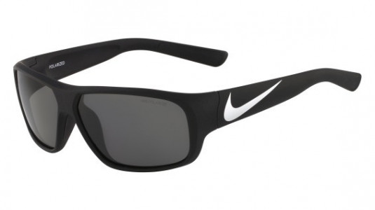 Nike NIKE MERCURIAL 6.0 P EV0779 Sunglasses, (017) MATTE BLACK/METALLIC SILVER WITH GREY POLARIZED LENS