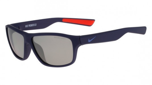 Nike NIKE PREMIER 6.0 EV0789 Sunglasses, (404) MATTE MIDNIGHT NAVY/OCEAN FOG WITH GREY W/SILVER FLASH  LENS
