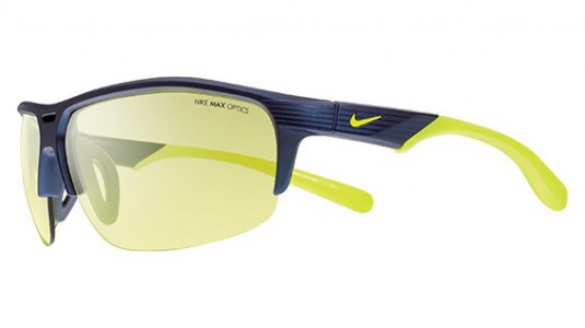 Nike RUN X2 R EV0799 Sunglasses, 457 Matte Obsidian/Volt/Volt Lens