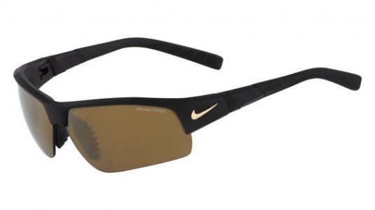 Nike SHOW X2-XL R EV0808 Sunglasses, 077 MAT BLK/BRN w/BRZ FLS/GREY LNS